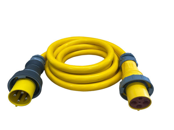 100A 125/250V Marine Shore Power Cord, Yellow